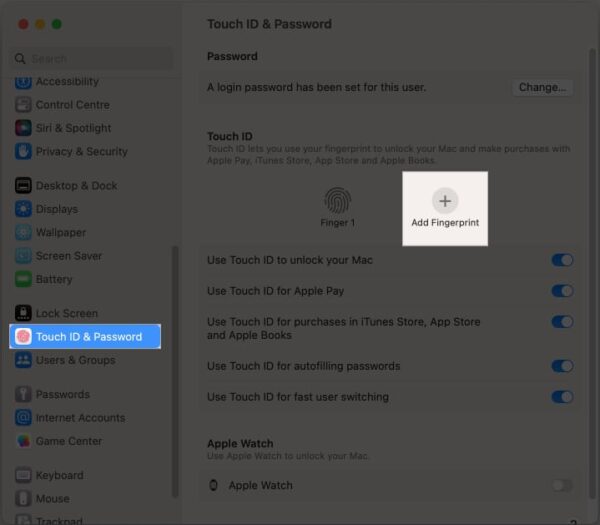 How To Set Up And Use Touch Id On Mac In Macos Sonoma Igeeksblog