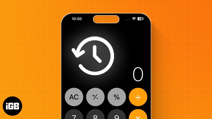 How To View Your IPhone Calculator History In IOS 18 And IOS 17