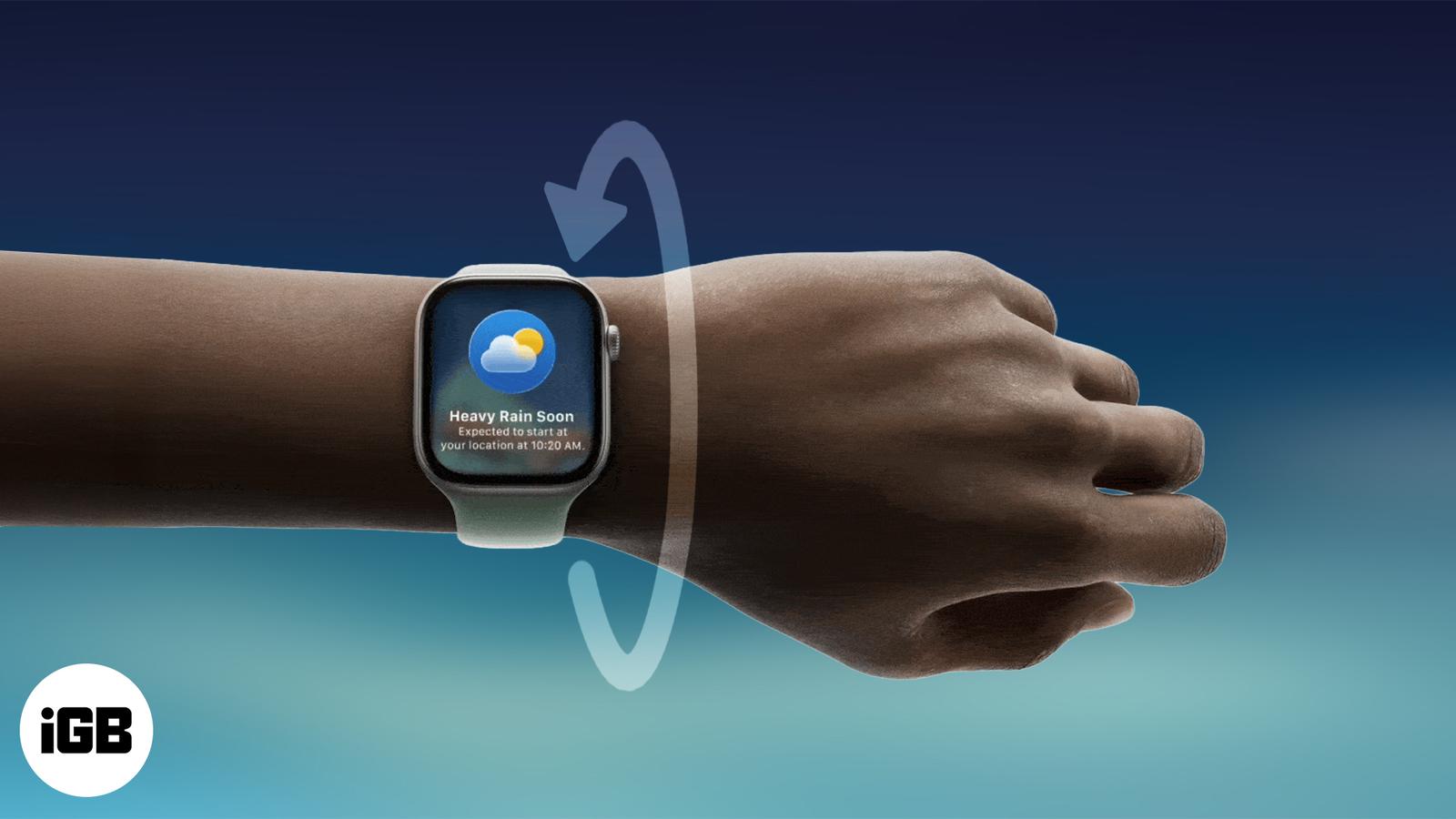 How to use Wrist Flick on Apple Watch to dismiss notifications