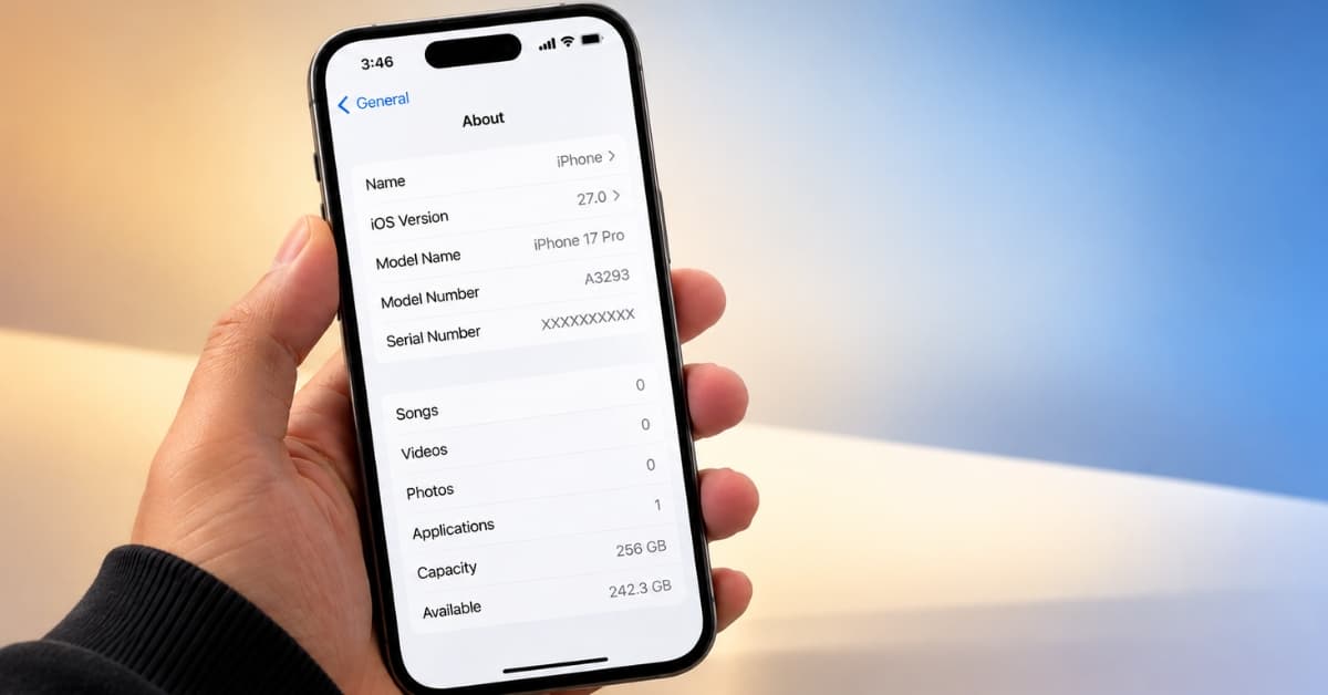 Check your iPhone
