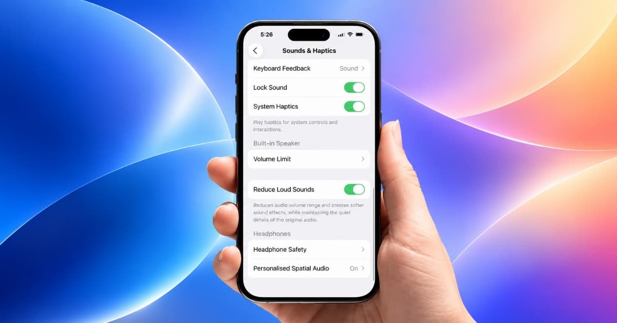 How to Reduce Loud Sounds on your iPhone With iOS 27