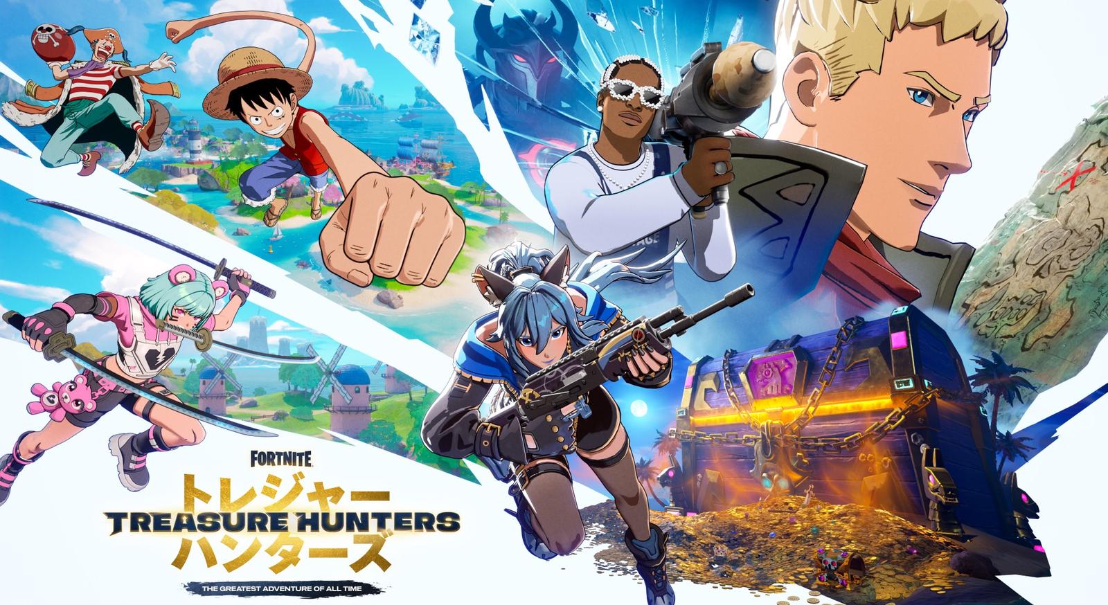 Fortnite Treasure Hunters Battle Pass: One Piece skins and more revealed