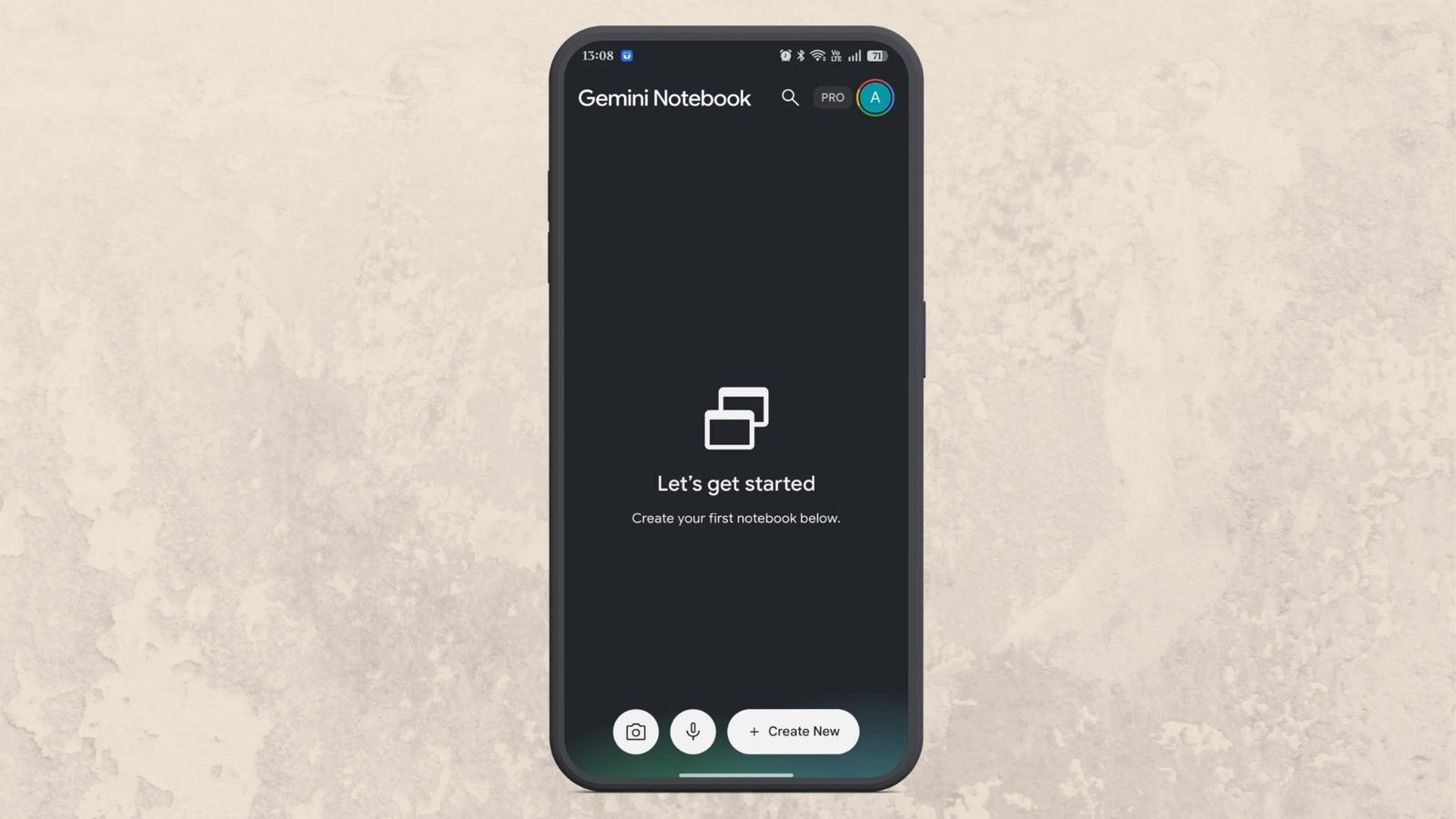 Gemini Notebook adds built-in audio recorder to Android and iOS apps