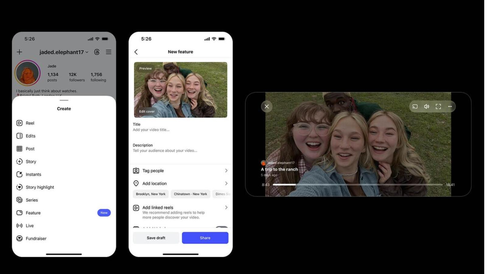 Instagram tests 90-minute horizontal videos to take on YouTube