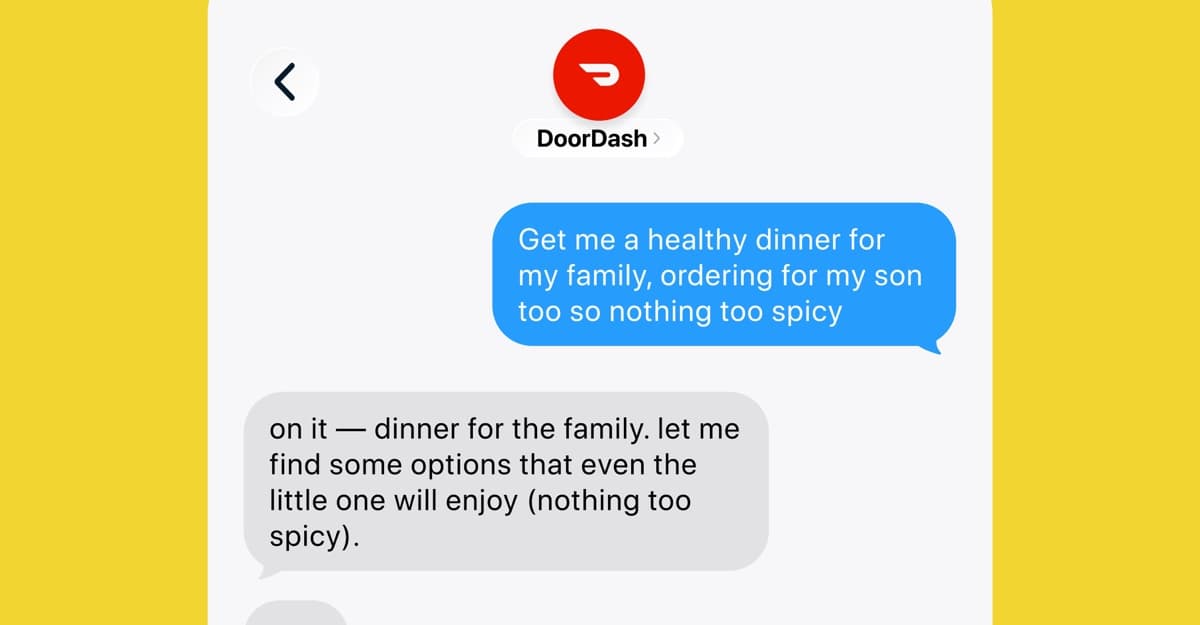 DoorDash opens a U.S. iOS waitlist for ordering by text