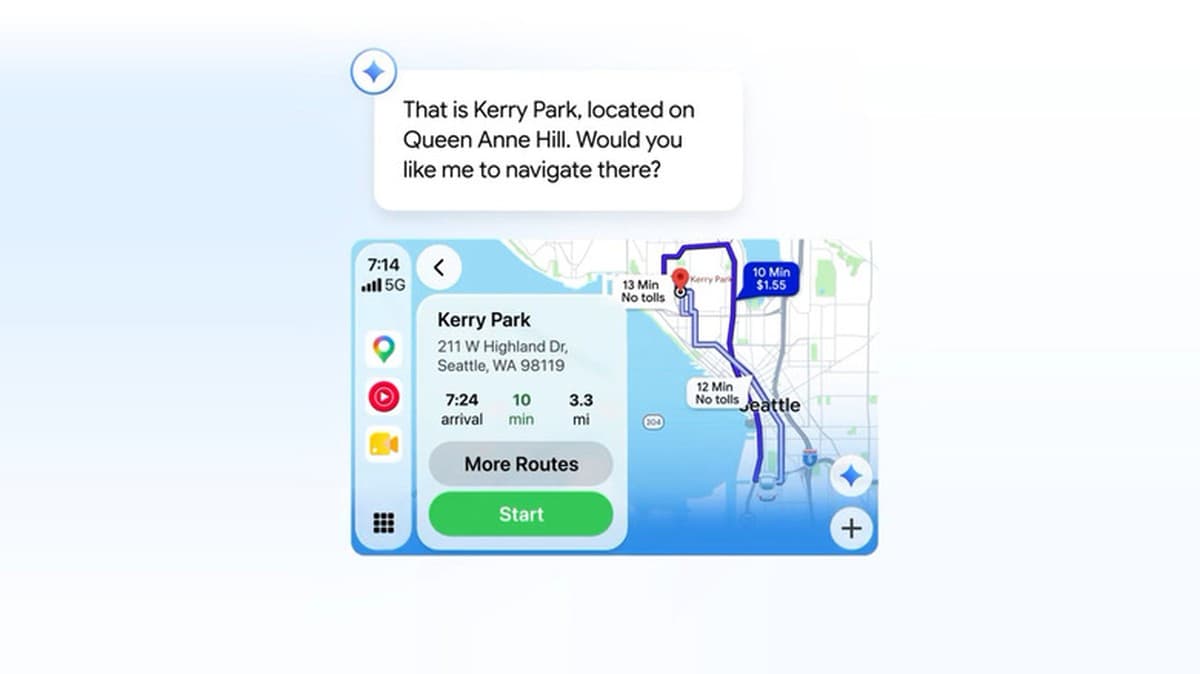 Gemini is coming to Google Maps on CarPlay, and it can handle the follow-up question
