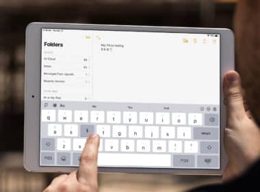 Use key flicks on ipad