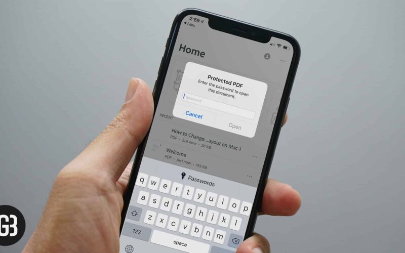 How to password protect a pdf file on iphone and ipad