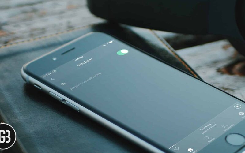 How to enable spotify data saver on iphone