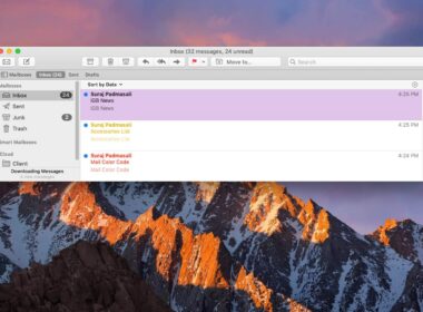 How to color code emails in mail app for mac