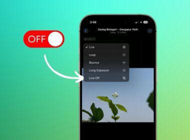 How to convert Live Photos to still photos on an iPhone.