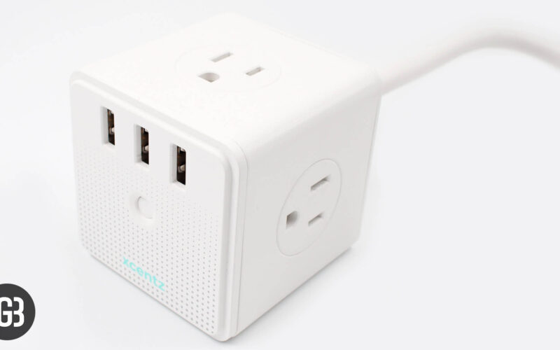 Xcentz power strip surge protector cube