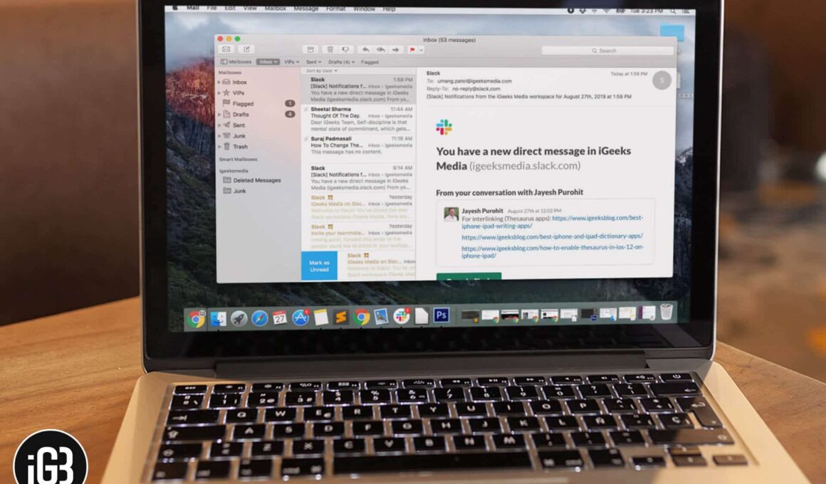 How to change font and color in mac mail app