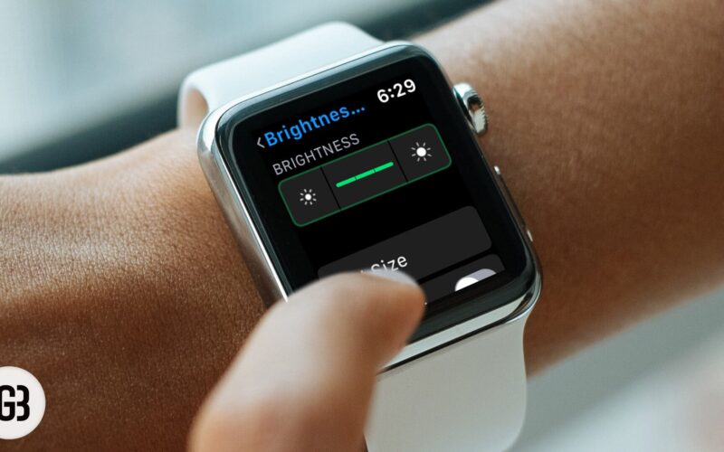 How to adjust apple watch screen brightness