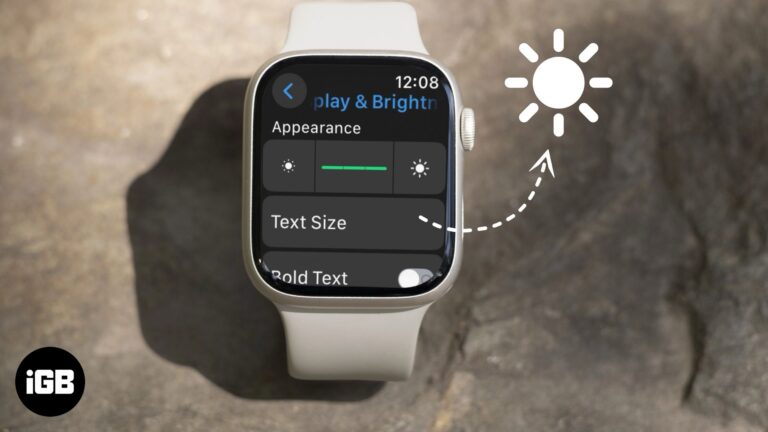 Manually increase your Apple Watch screen brightness