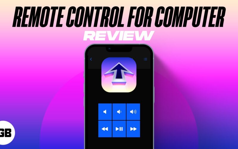 Remote control for computer