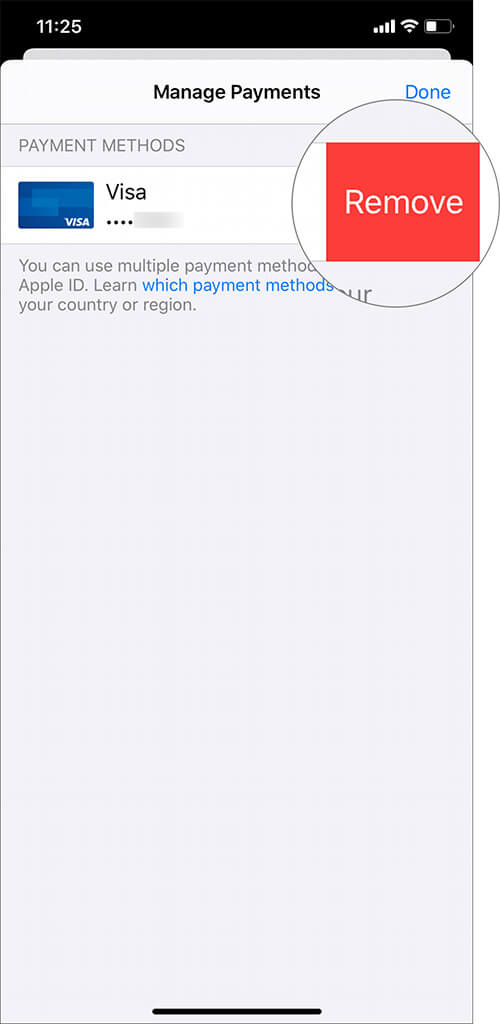 Remove Credit Card from Apple ID on iPhone and iPad
