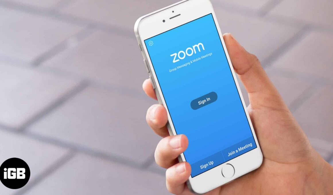 How to fix zoom app not working on iphone