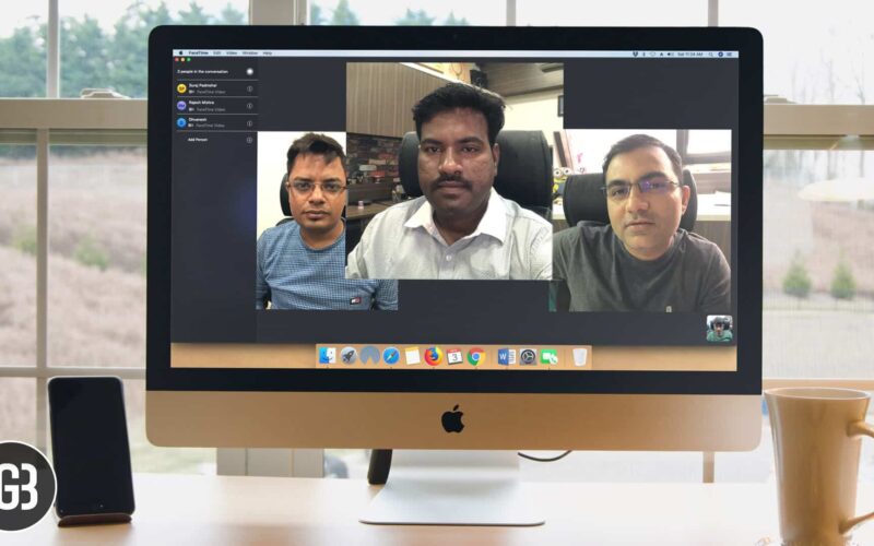 How to make group facetime calls on mac