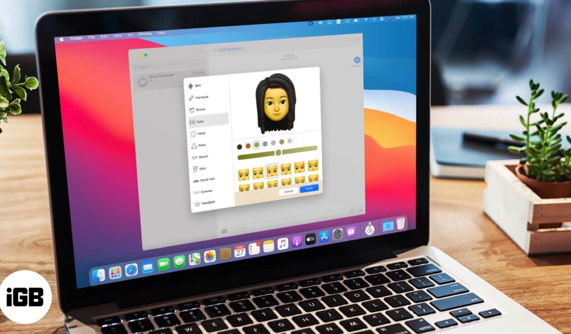 How to create and customize memoji on macos big sur