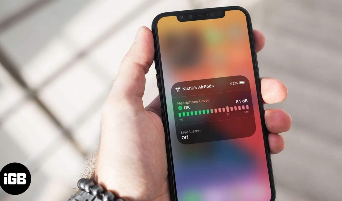 How to check real time headphone audio on iphone and ipad