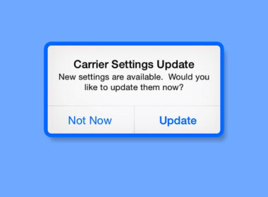 How to update carrier settings on iphone or ipad