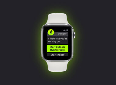 How to use workout detection on apple watch