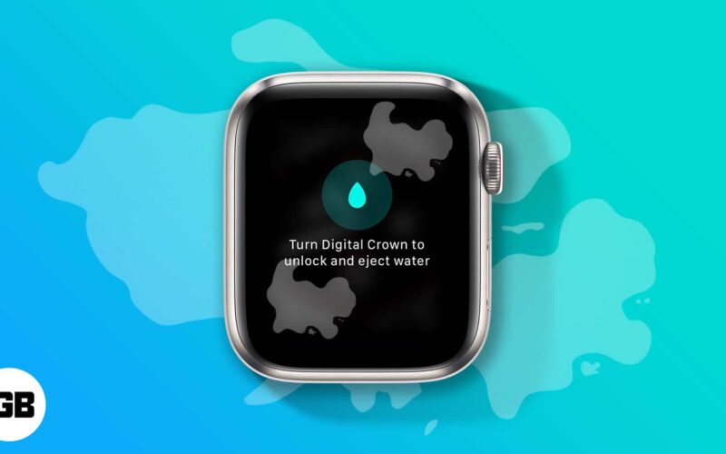 Keluarkan air dari pembesar suara Apple Watch anda menggunakan kunci air