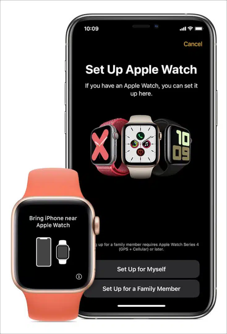 Setting up apple cheap watch series 4