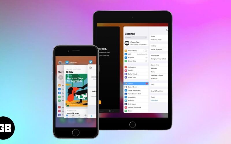 How to switch apps on iphone and ipad