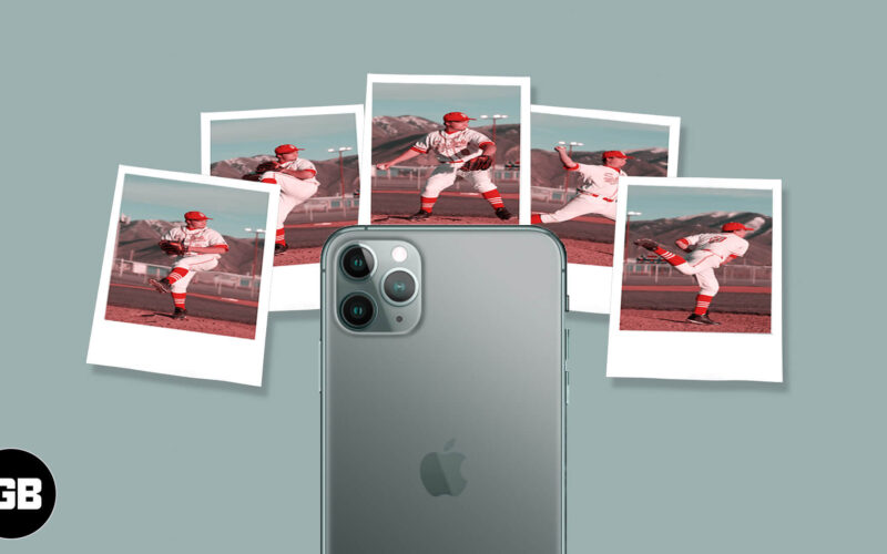 How to take burst photos on iphone 11 and 11 pro