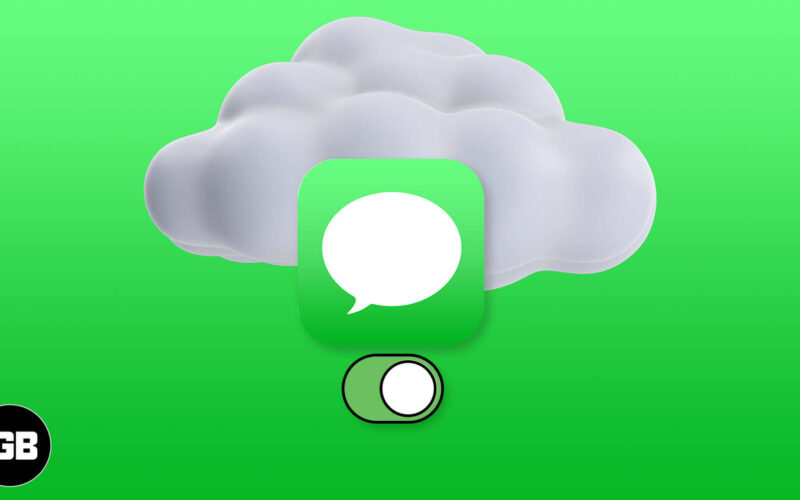 How to enable messages in icloud on iphone