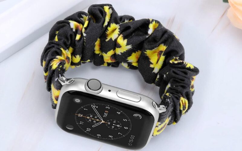 Scrunchie apple watch bands