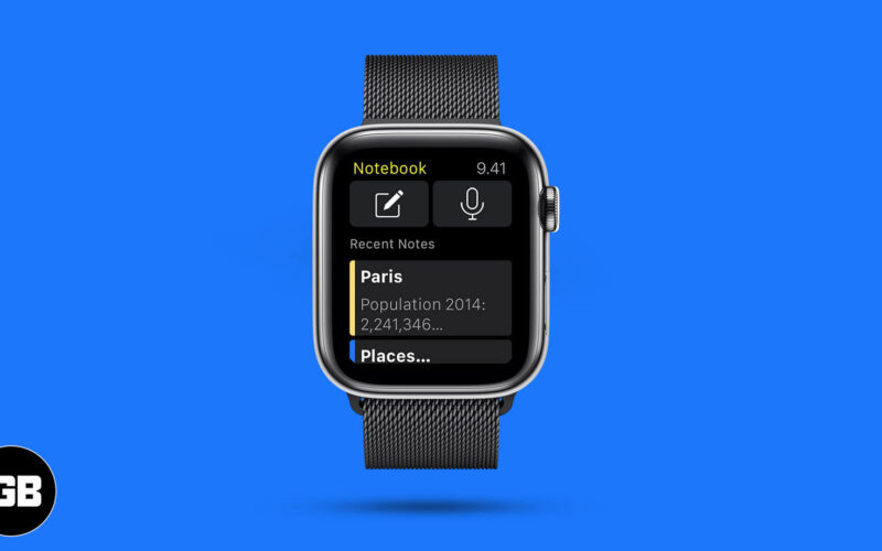 Best notes app for apple watch