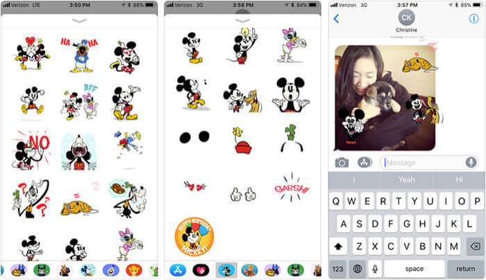 ‎Disney-Stickers iPhone and iPad App Screenshot