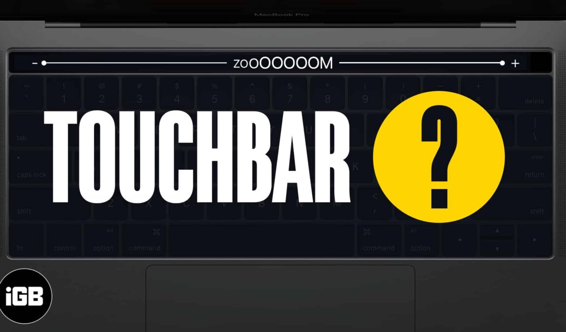 How to turn on and use touch bar zoom on macbook pro