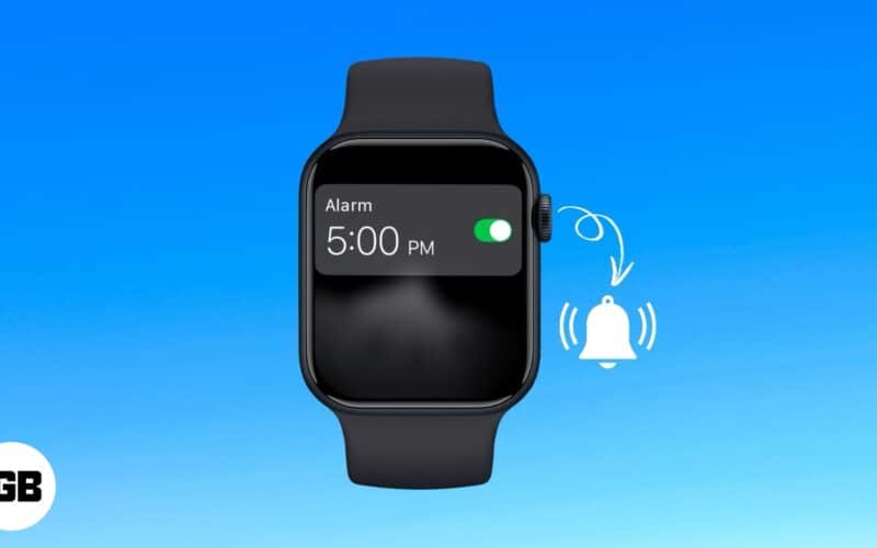 Tetapkan penggera pada Apple Watch