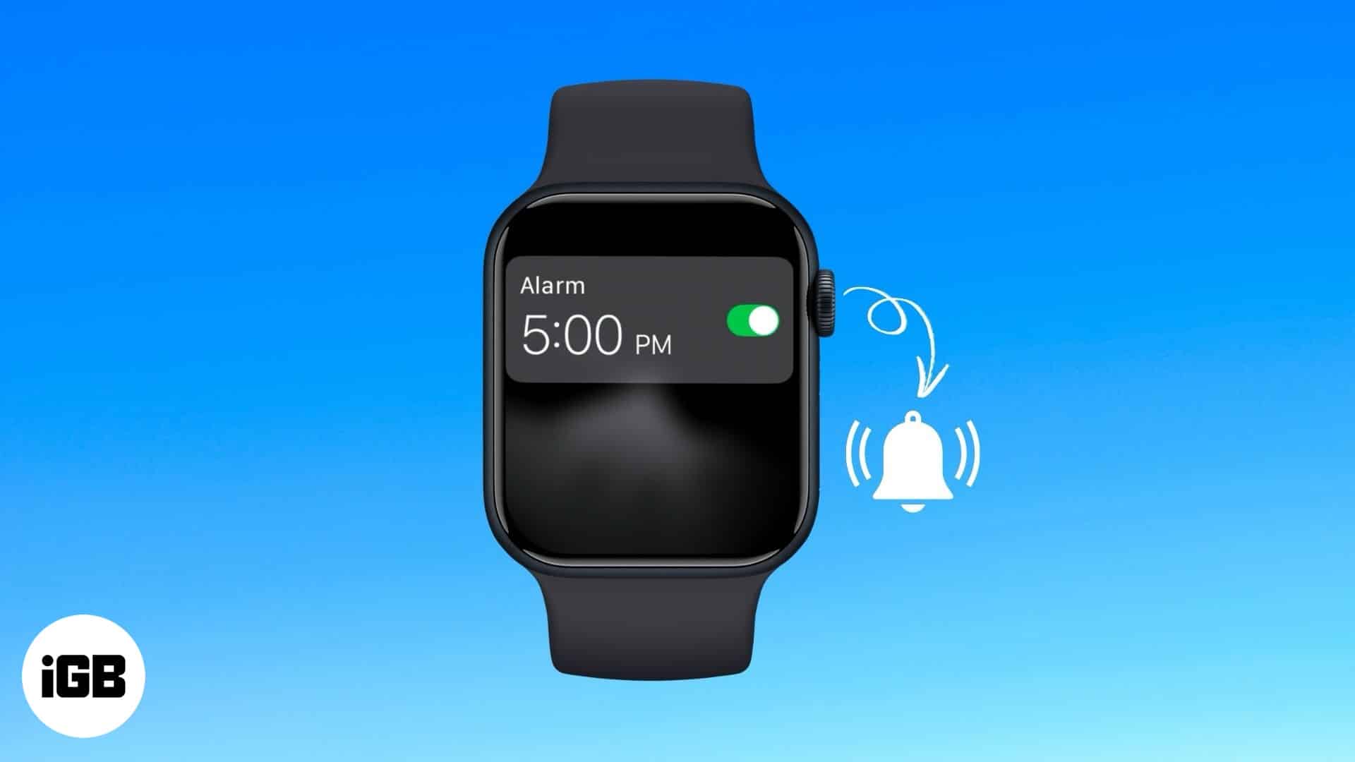 Apple Watch에서 알람을 설정하십시오