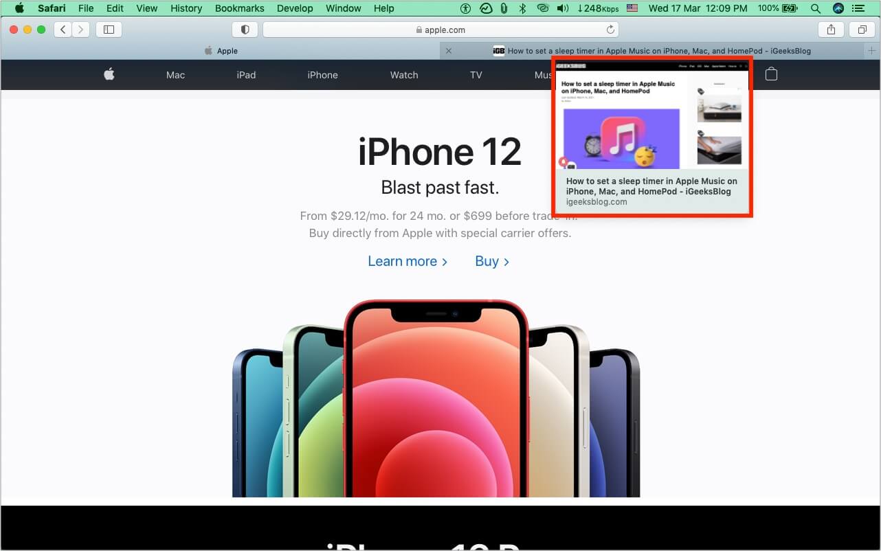 How to disable Safari tab previews on Mac (Quick guide) - iGeeksBlog