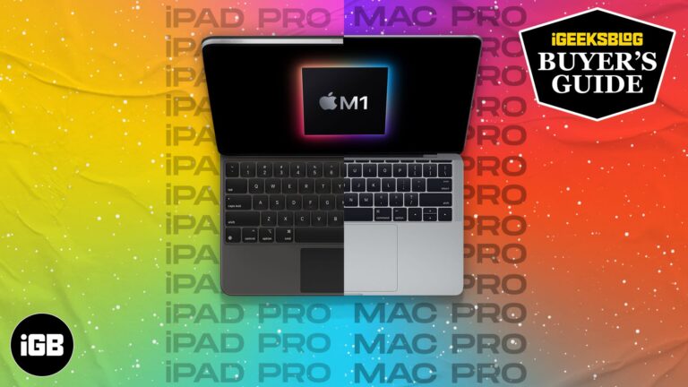 M1 ipad pro vs m1 macbook pro which one to buy