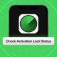 How to check activation lock status via apple support page