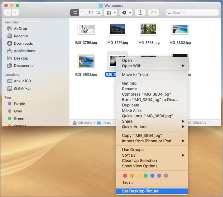 4 Ways to change the wallpaper on Mac to any image - iGeeksBlog