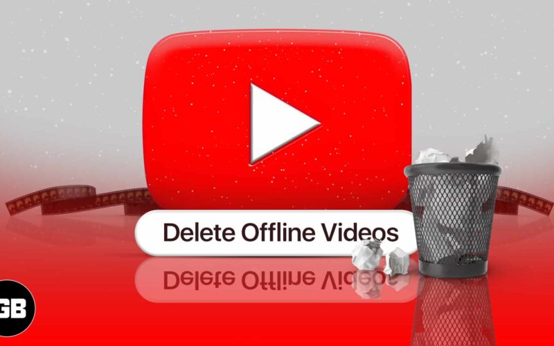 How to delete all youtube offline videos on iphone and ipad