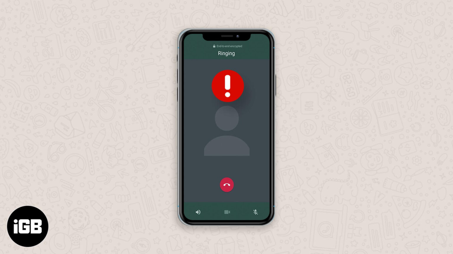 whatsapp call failed meaning iphone