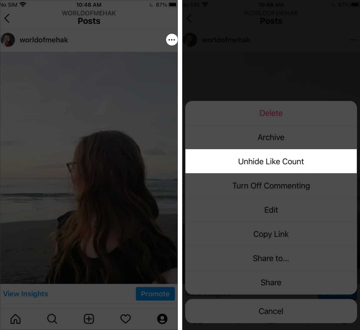 How to hide likes and views on your Instagram posts (2023) - iGeeksBlog