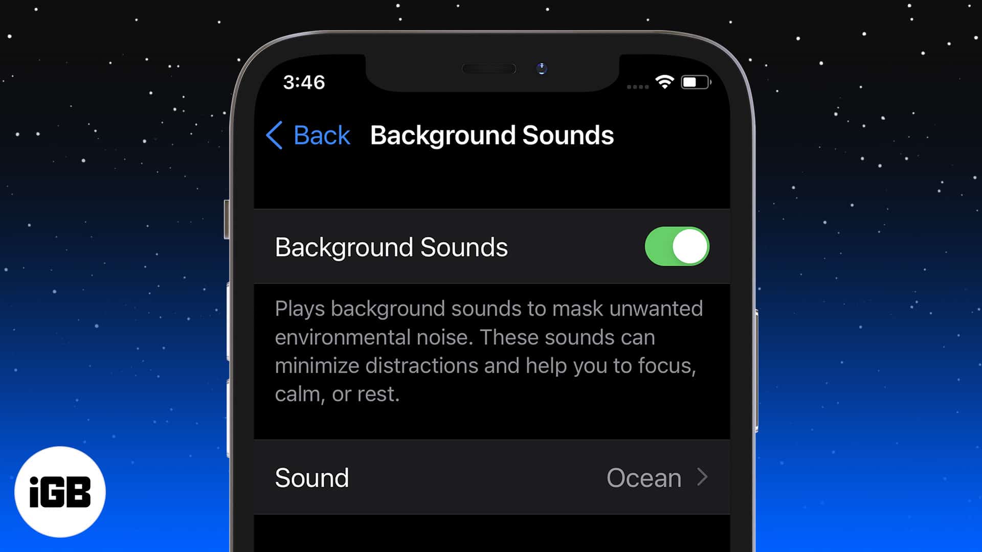 Với hệ điều hành iOS 15 mới nhất, iPhone của bạn sẽ có nhiều hiệu ứng âm thanh phù hợp với phông nền. Đón xem hình ảnh độc đáo này để trải nghiệm ngay!