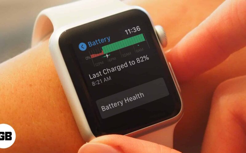 How to check apple watch battery health