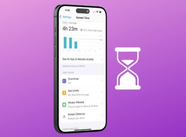 Check Screen Time on iPhone.