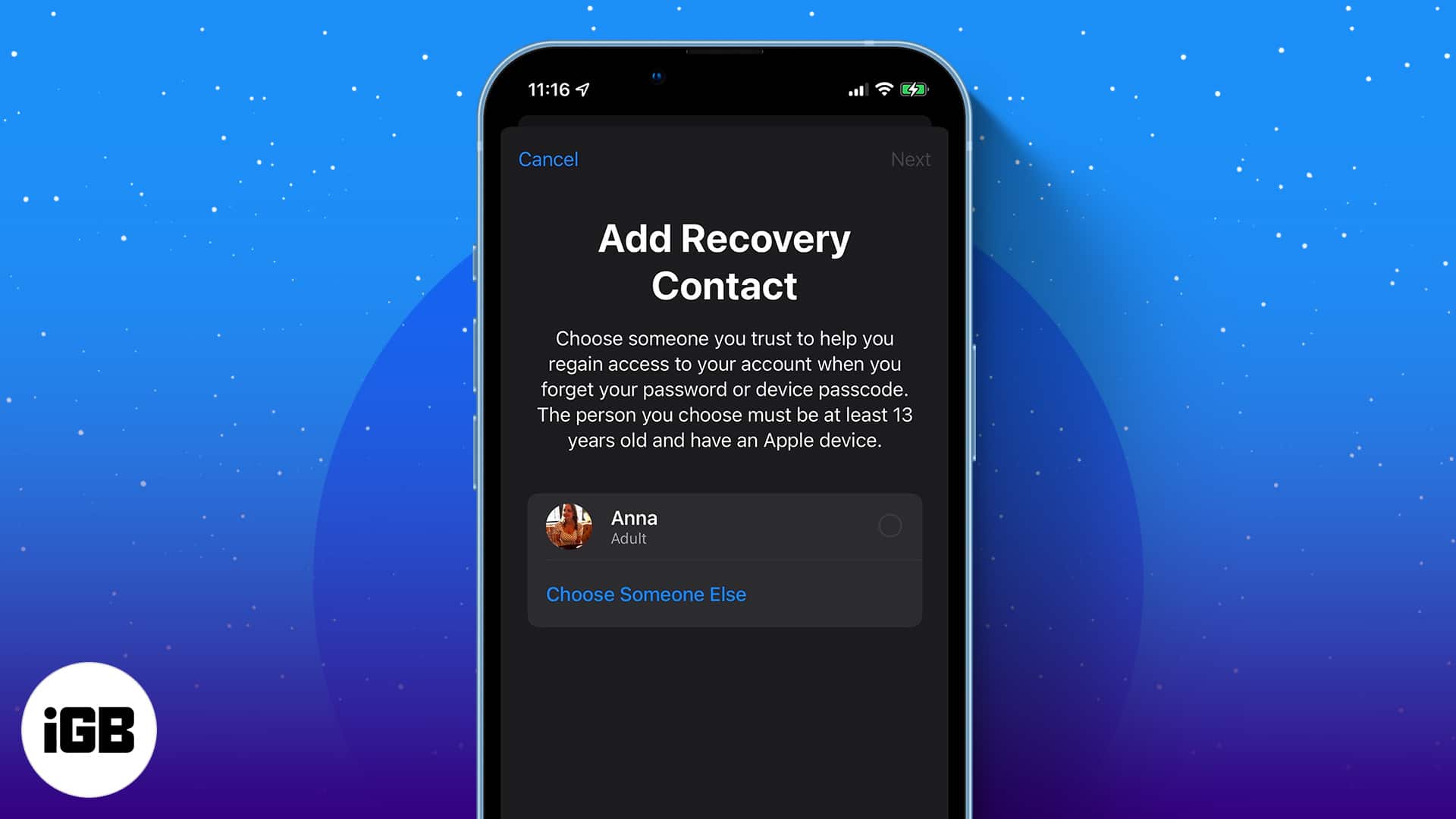 How to set a recovery contact for Apple ID on iPhone and Mac