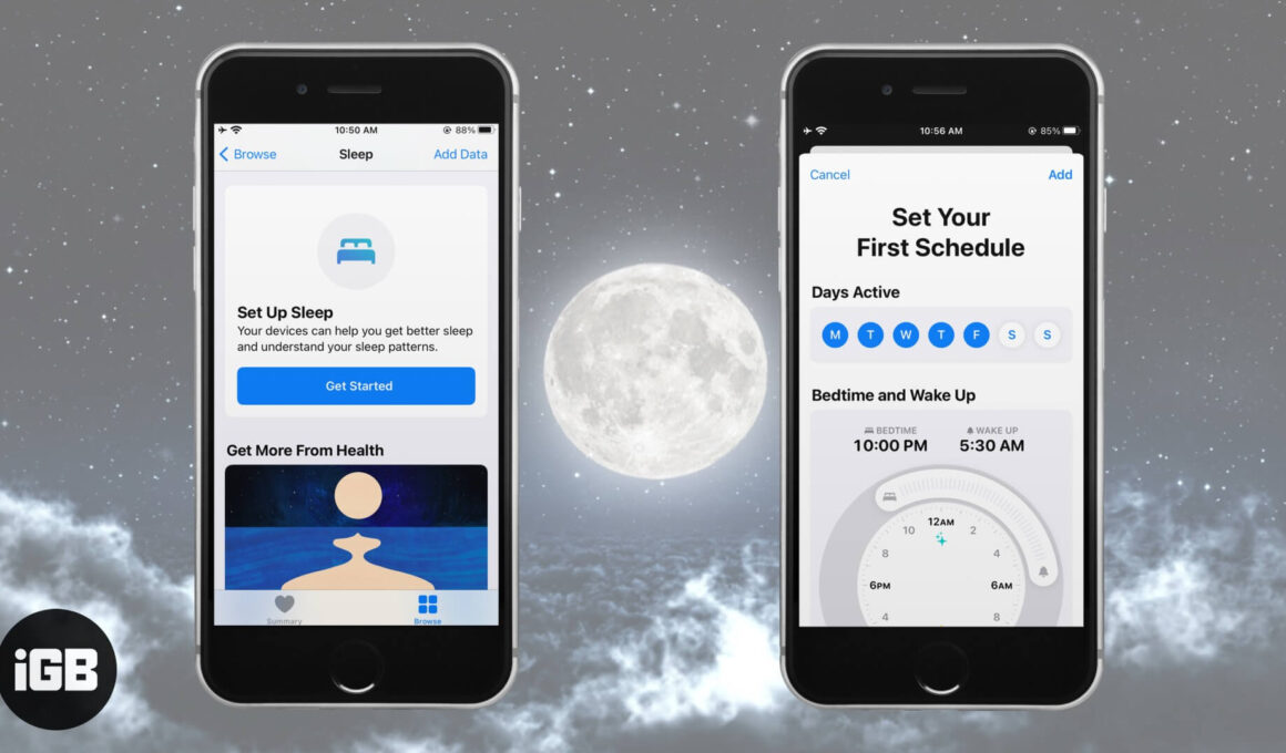 How to use bedtime on iphone to track your sleep